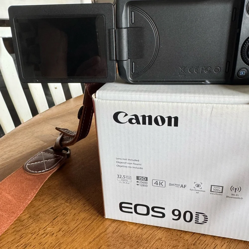 Canon EOS 90D Black DSLR Camera